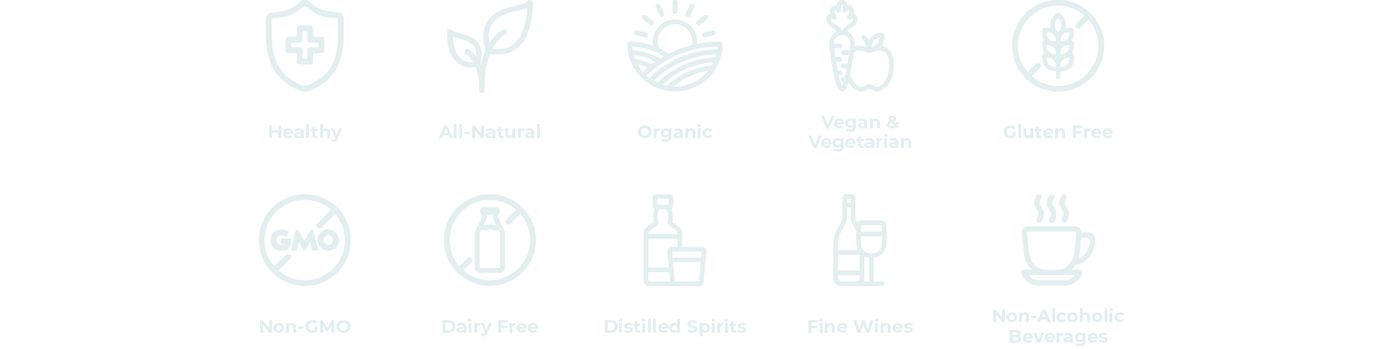 Premium, Healthy & Claims Based Foods, Distilled Spirits & Fine Wine